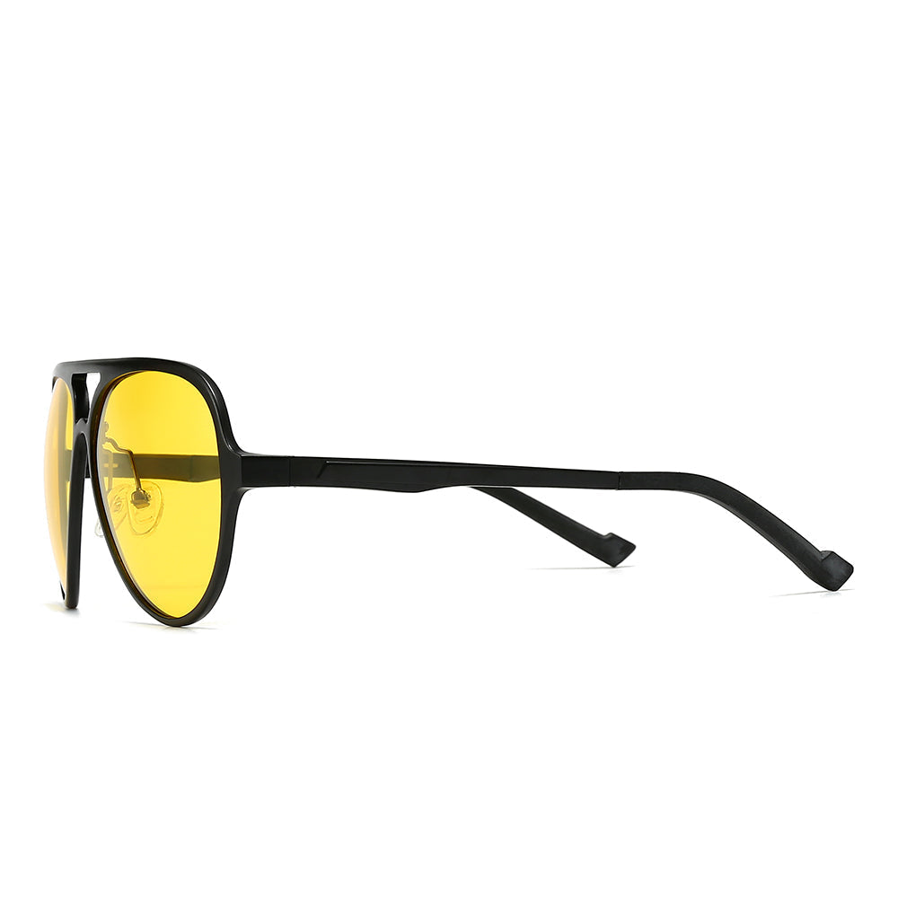 Alloy Night Driving Aviator Sunglasses